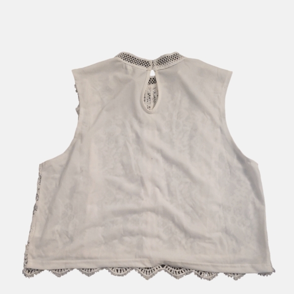 White Crop Top - Picture 2 of 2